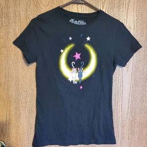 Sailor Moon Artemis & Luna T Shirt size S